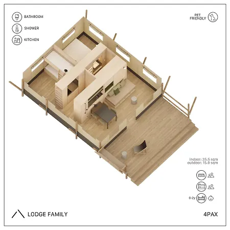 山林小屋 Wecamp 加的斯